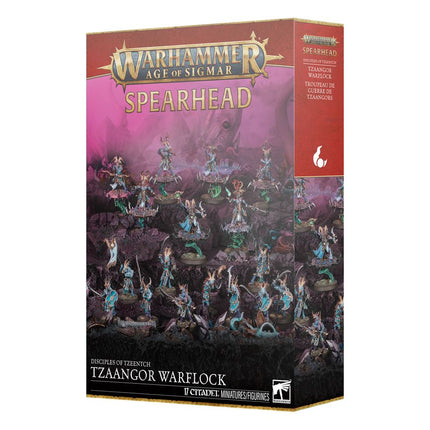 Spearhead: Disciples of Tzeentch: Tzaangor Warflock