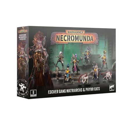 Necromunda: Escher Gang Matriarchs and Phyrr Cats