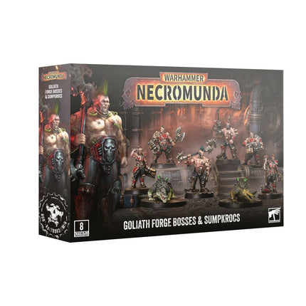 Necromunda: Goliath Forge Bosses and Sumpkrocs