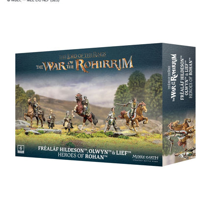 Frealaf Hildeson™, Olwyn™ and Lief™, Heroes of Rohan™