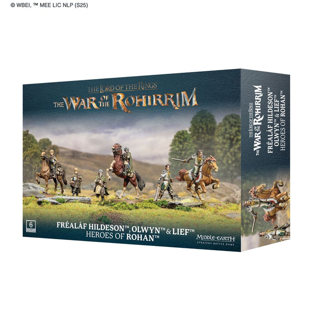 Frealaf Hildeson™, Olwyn™ and Lief™, Heroes of Rohan™