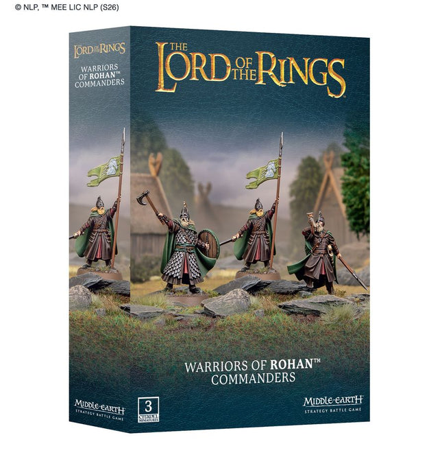 Middle Earth Stratagy Battle Game: Warriors of Rohan Commanders