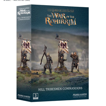 Middle Earth Stratagy Battle Game: Hill Tribesmen Commanders