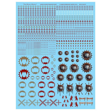 World Eaters Legion Transfer Sheet