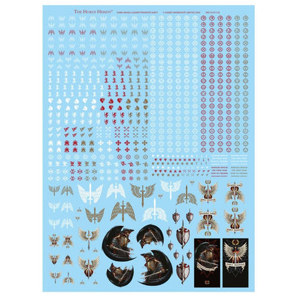 Dark Angels Legion Transfer Sheet
