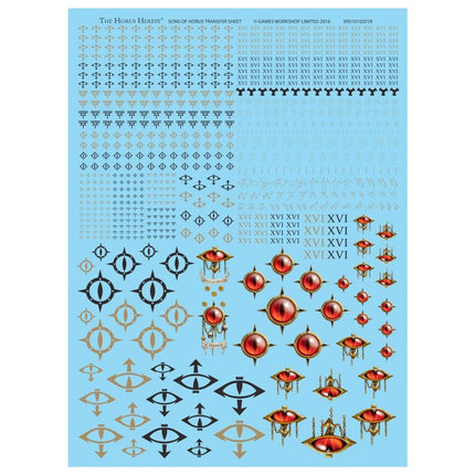 Sons of Horus Legion Transfer Sheet