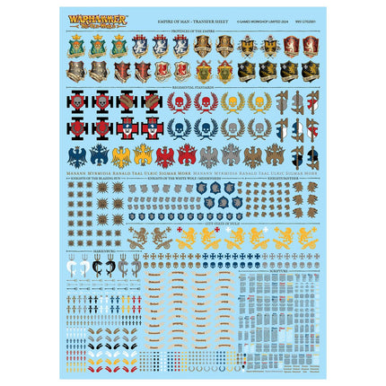 Empire of Man Transfer Sheet