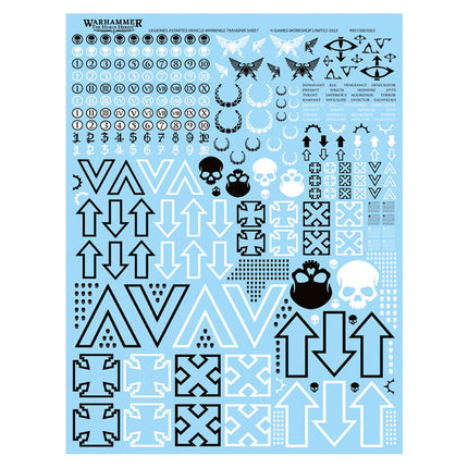 Legiones Astartes Vehicle Markings Transfer Sheet