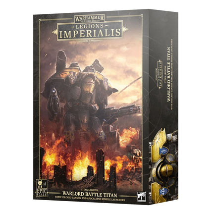 Legions Imperialis: Warlord Titan With Volcano Cannons and Apocalypse Missile Launcher