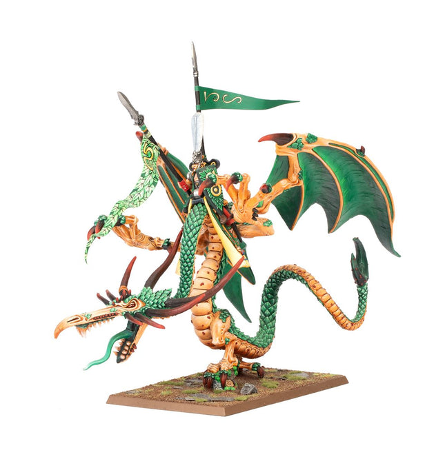 Wood Elf: Noble on Forest Dragon