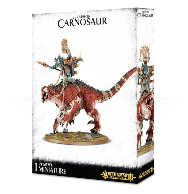 Seraphon: Saurus Scar-Veteran on Carnosaur