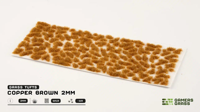 Grass Tufts - Copper Brown 2mm