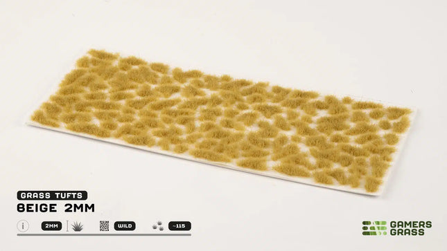 Grass Tufts - Beige 2mm