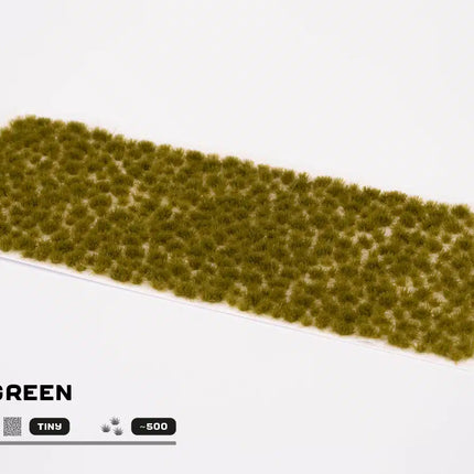 Grass Tufts - Tiny Dry Green