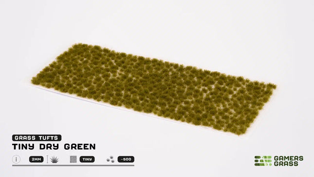 Grass Tufts - Tiny Dry Green