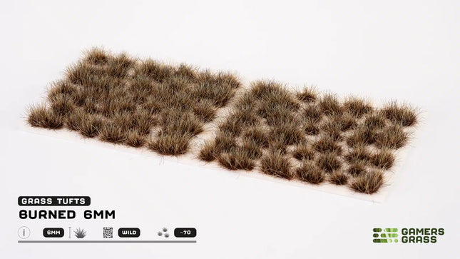 Grass Tufts - Burned Tufts 6mm Wild