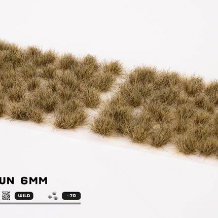Grass Tufts - Light Brown 6mm Wild
