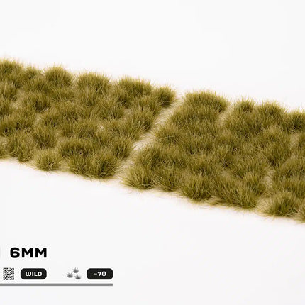 Grass Tufts - Dry Green 6mm Wild