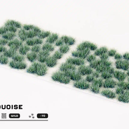 Grass Tufts - Alien Turquoise 6mm