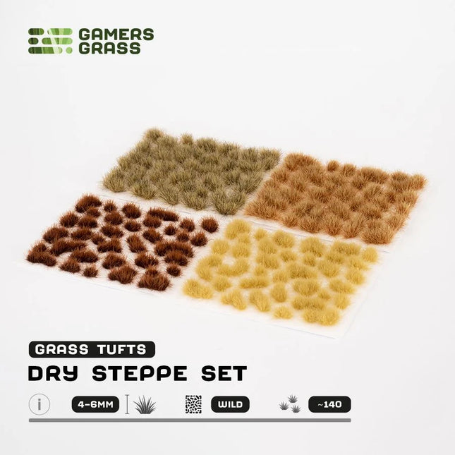 Grass Tufts - Dry Steppe Set