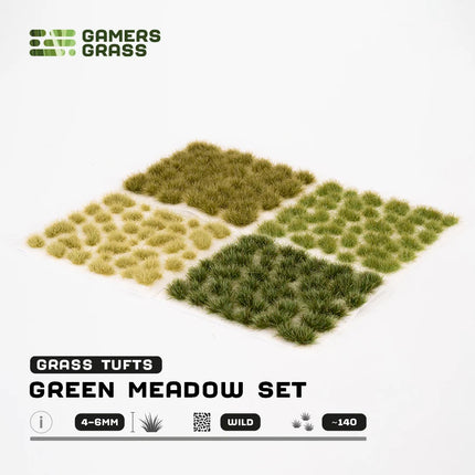 Grass Tufts - Green Meadow Set